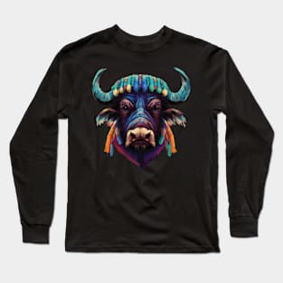 Colorful Buffalo Long Sleeve T-Shirt